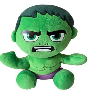 Ty‎ Incredible Hulk Beanie Baby 6" Green Superhero Plush Stuffed Tush Tag Error